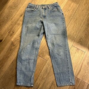 POLO RALPH LAUREN vintage straight leg jeans, size 14, 31 inseam